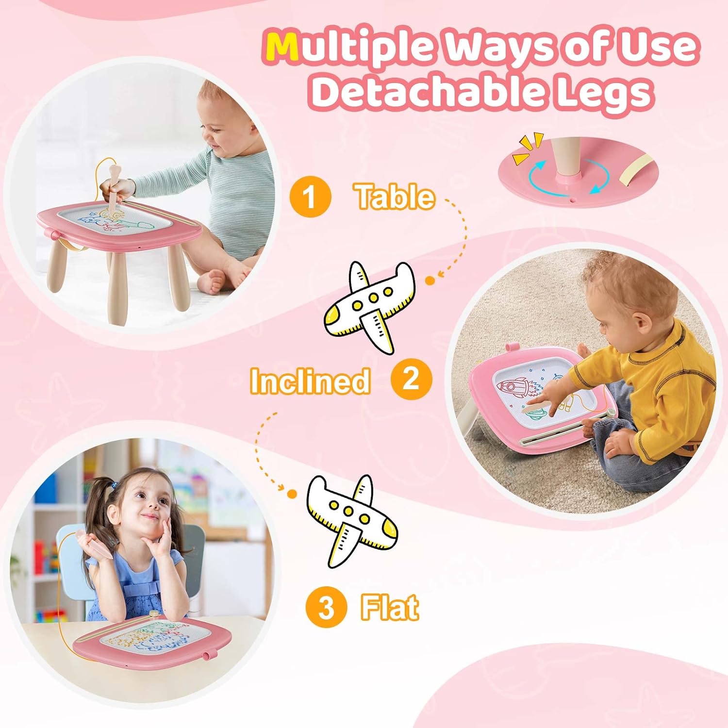 Thumbnail 4 de Kikidex Magnetic Drawing Board for 1–2 year olds 🎨