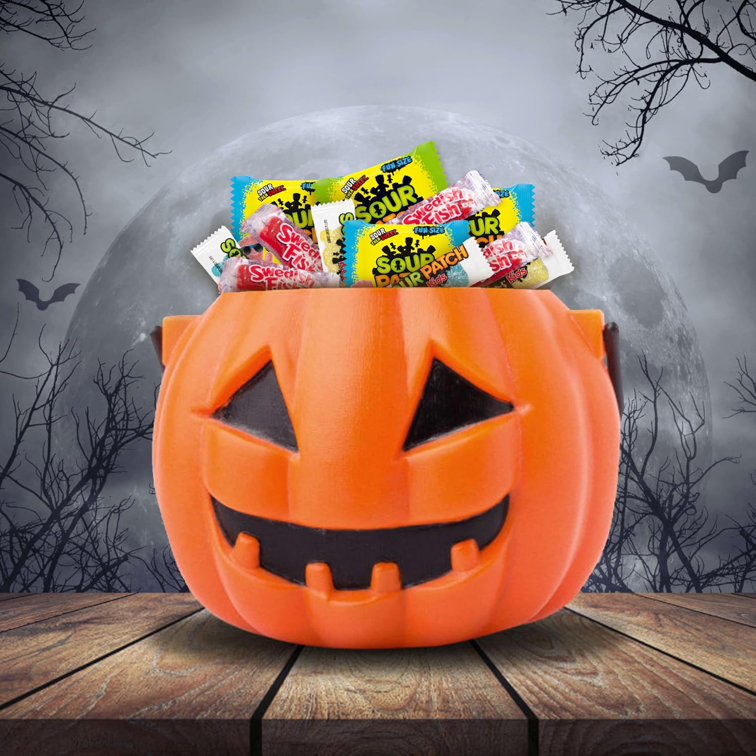 Detalle 1 de SOUR PATCH KIDS & SWEDISH FISH 160-Count Gummy Candy Variety Pack