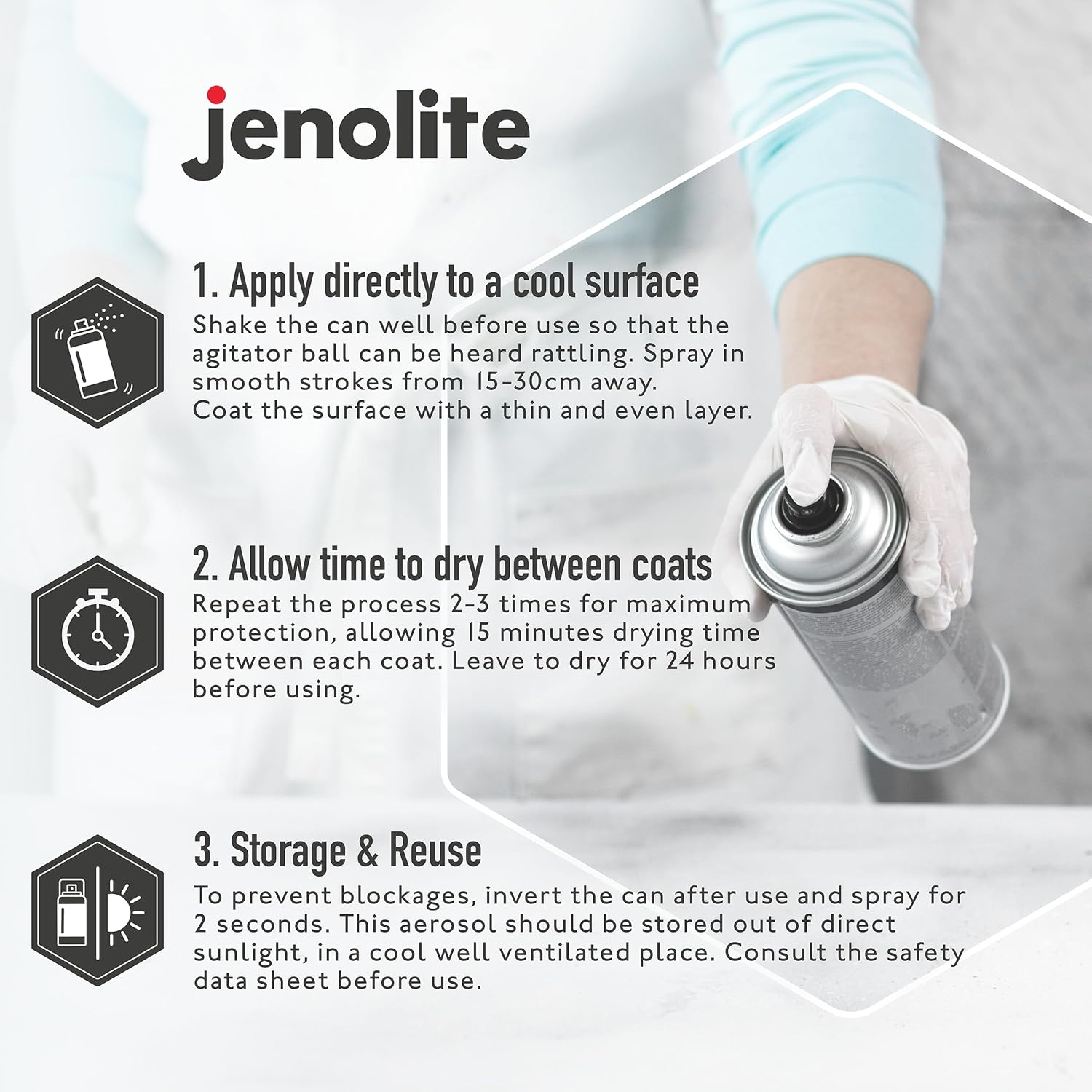 Detalle de JENOLITE Rust Shield: Vernice Protettiva Trasparente Spray Antiruggine 400ml