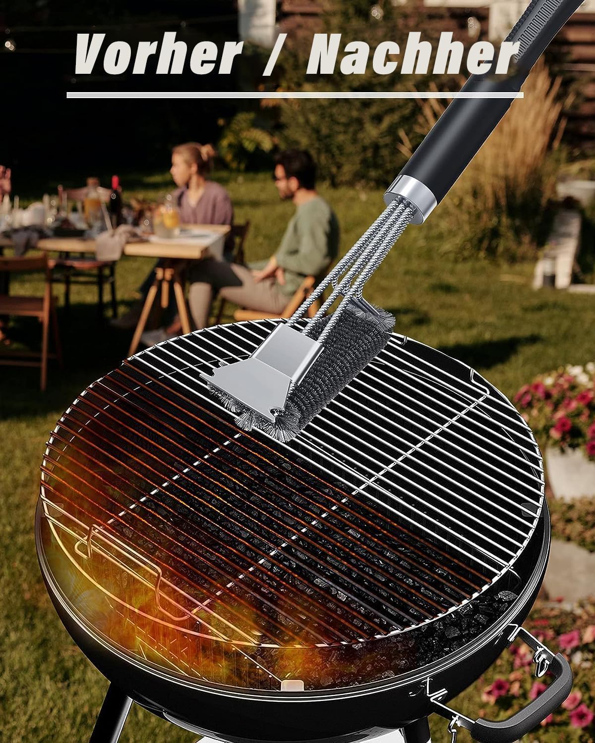 Thumbnail 6 de Grillbürste Edelstahl 45 cm Griff