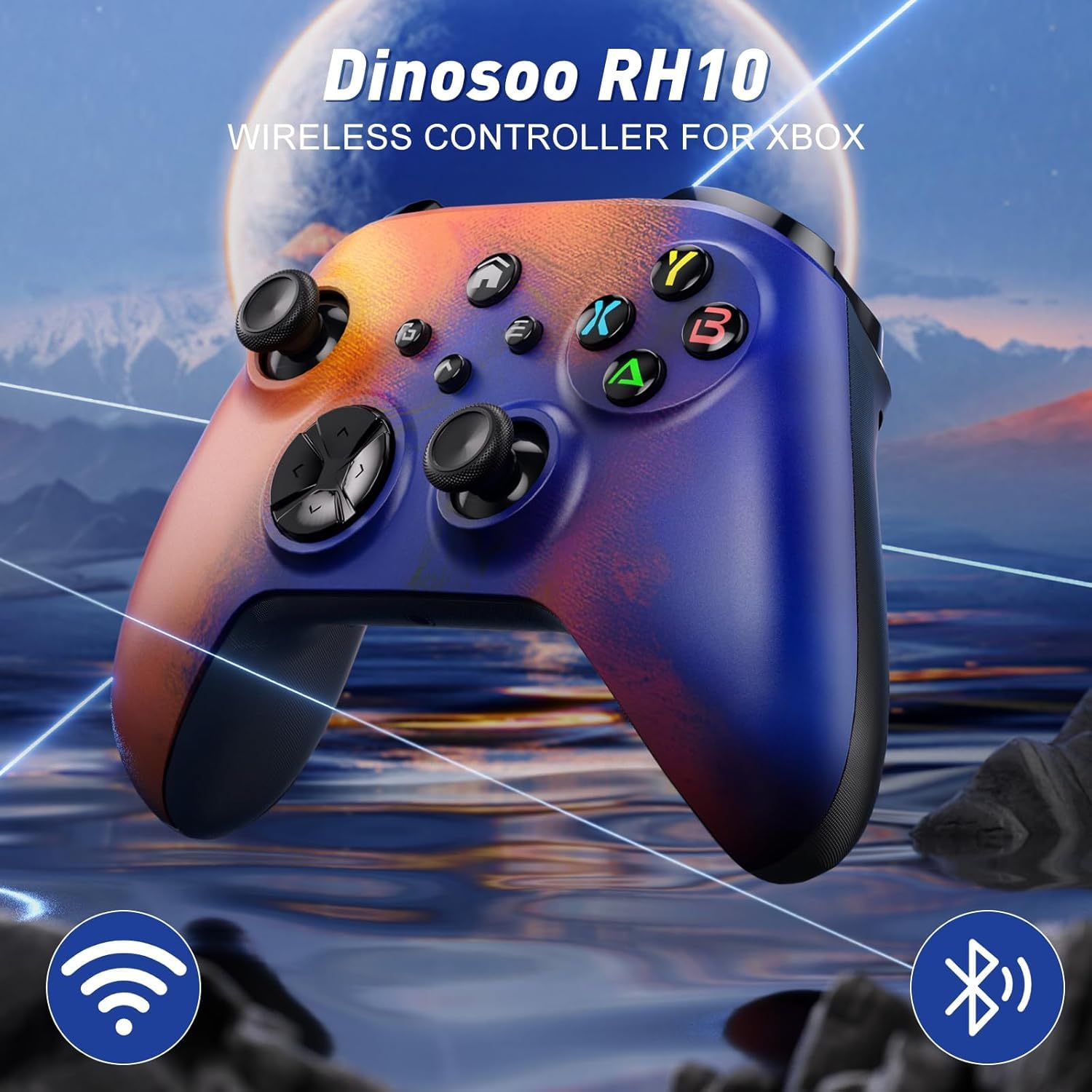 Detalle 2 de Dinosoo Wireless Controller with Macro Function & 4 Vibration Motors for Xbox Series X|S, Xbox One, and Windows PC