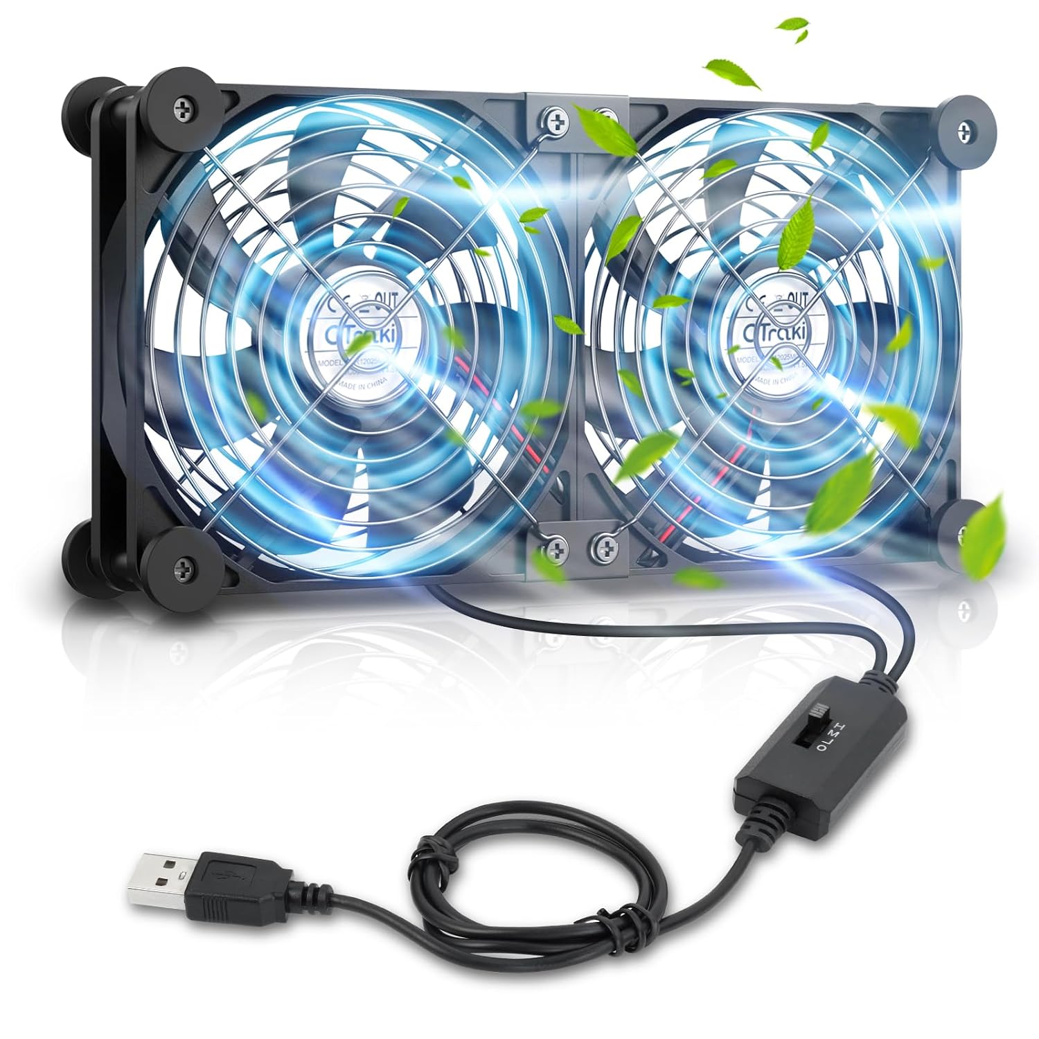 Detalle de OTraki Ventola USB 14 cm a 3 velocità