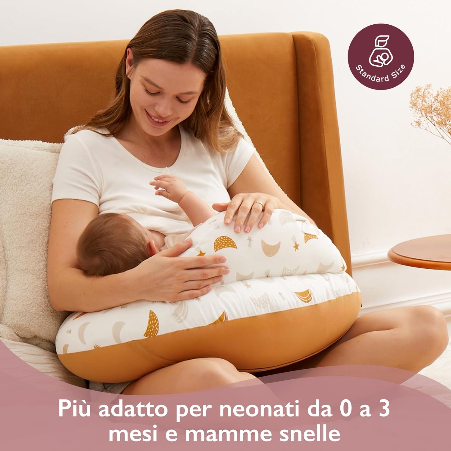 Thumbnail 2 de momcozy Cuscino per allattamento con bordo di sicurezza: comfort ergonomico e versatilità