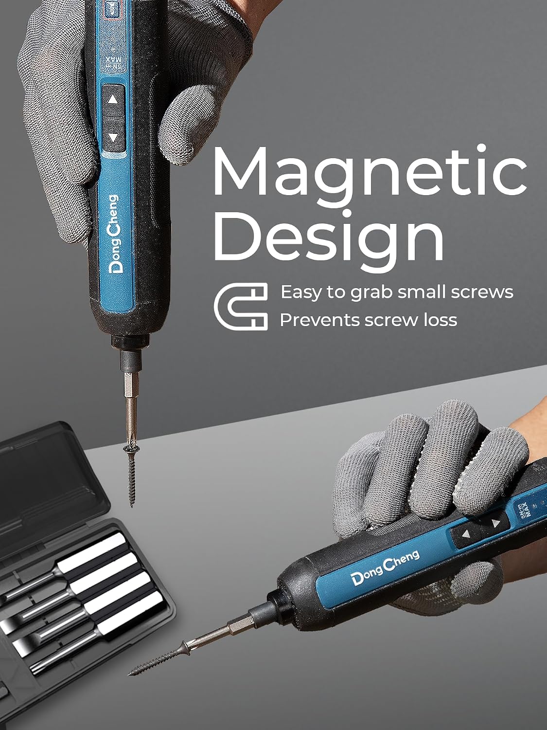 Detalle de DongCheng 4V Cordless Electric Screwdriver 2000mAh
