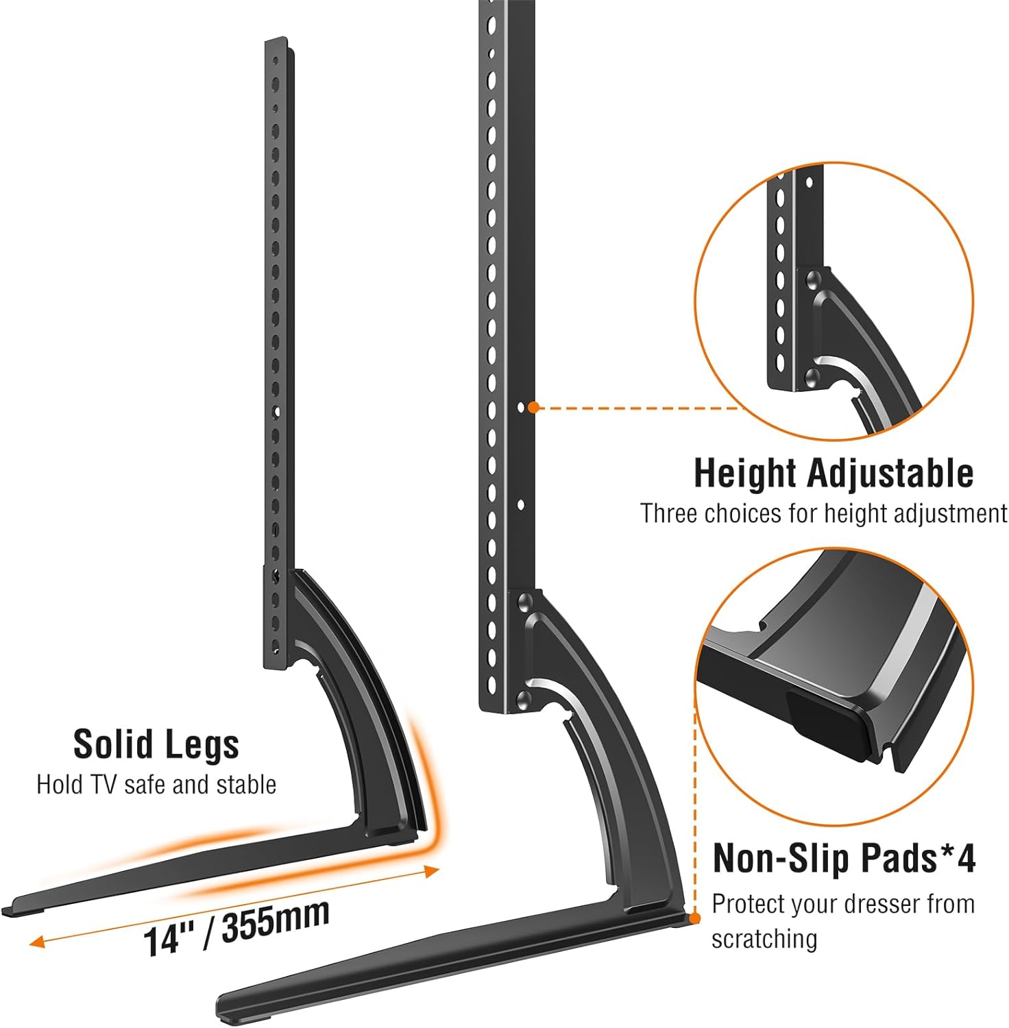 Detalle 2 de ELIVED EV2005 TV Stand 27–55 inch
