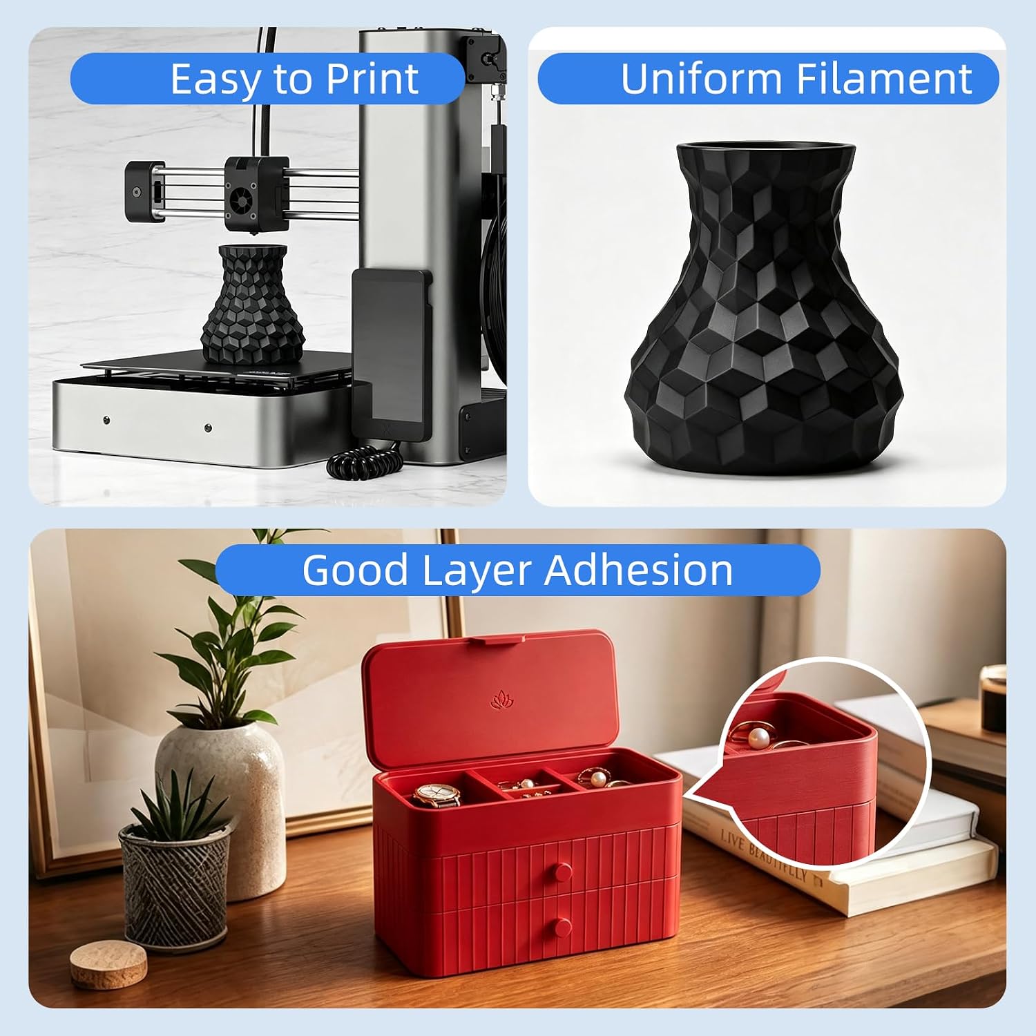 Thumbnail 6 de UGUESS PETG 3D Printer Filament, 1.75mm