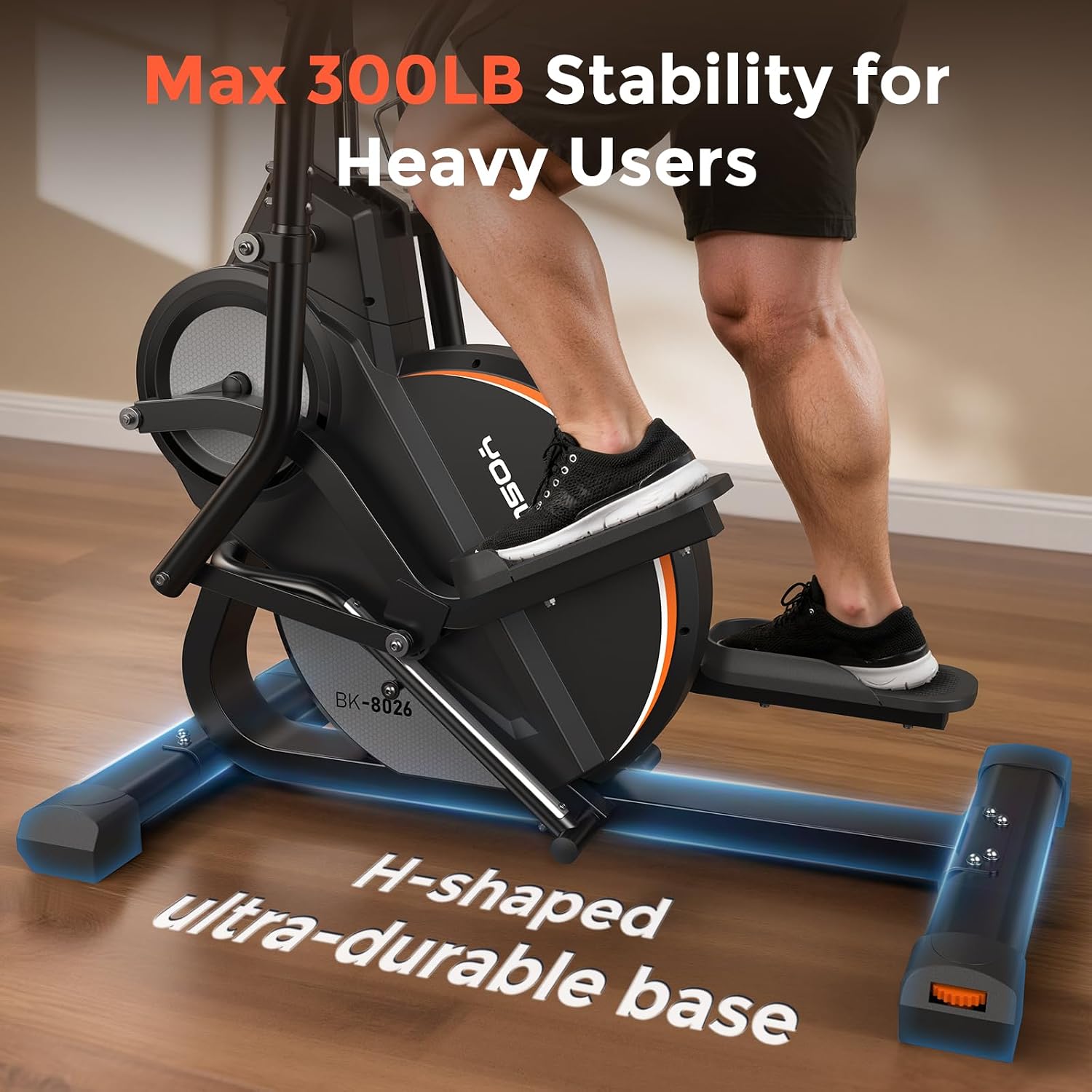 Thumbnail 6 de YOSUDA 3-in-1 Elliptical Exercise Machine: Compact Home Gym with 45° Incline and 16 Resistance Levels