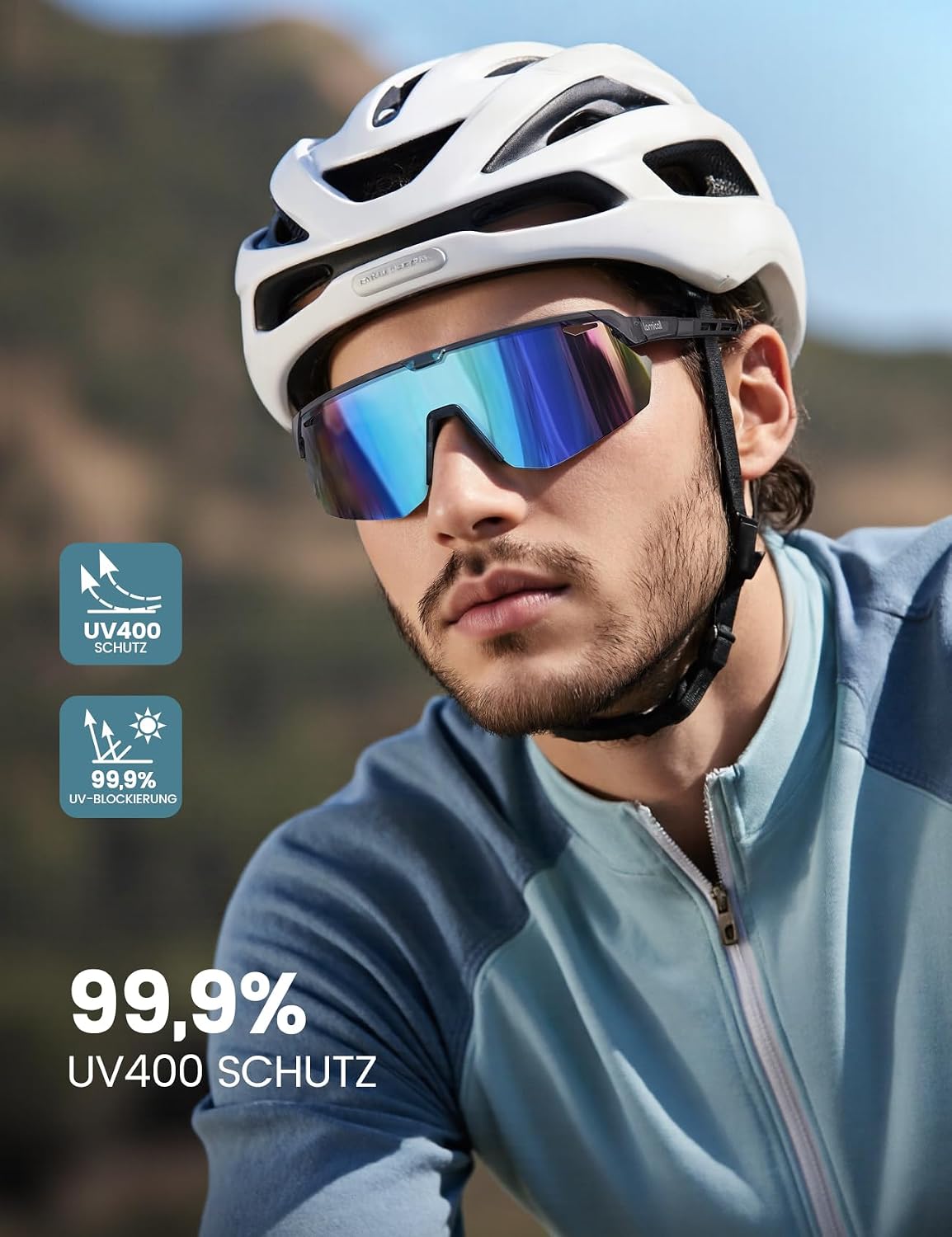 Detalle 2 de Lamicall Schnelle Brille Sportbrille 24 g