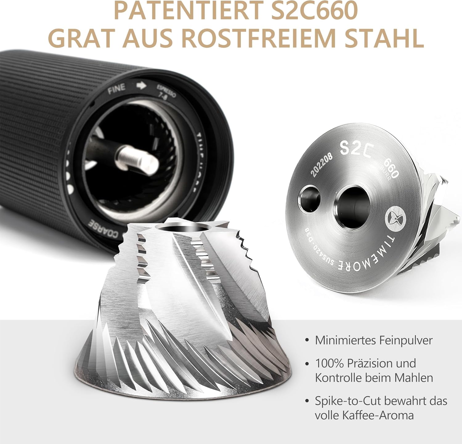 Thumbnail 1 de TIMEMORE Chestnut C3s PRO molinillo manual 530 g