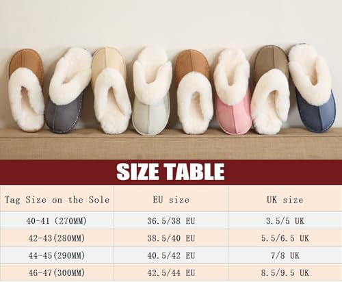 Detalle de Misolin Women's Slippers With Memory Foam Fluffy Slip-on Winter House Shoes