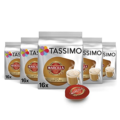 Imagen de Marcilla Cápsulas de Café con Leche para Tassimo – 80 Cápsulas Compatibles en OfertitasTOP