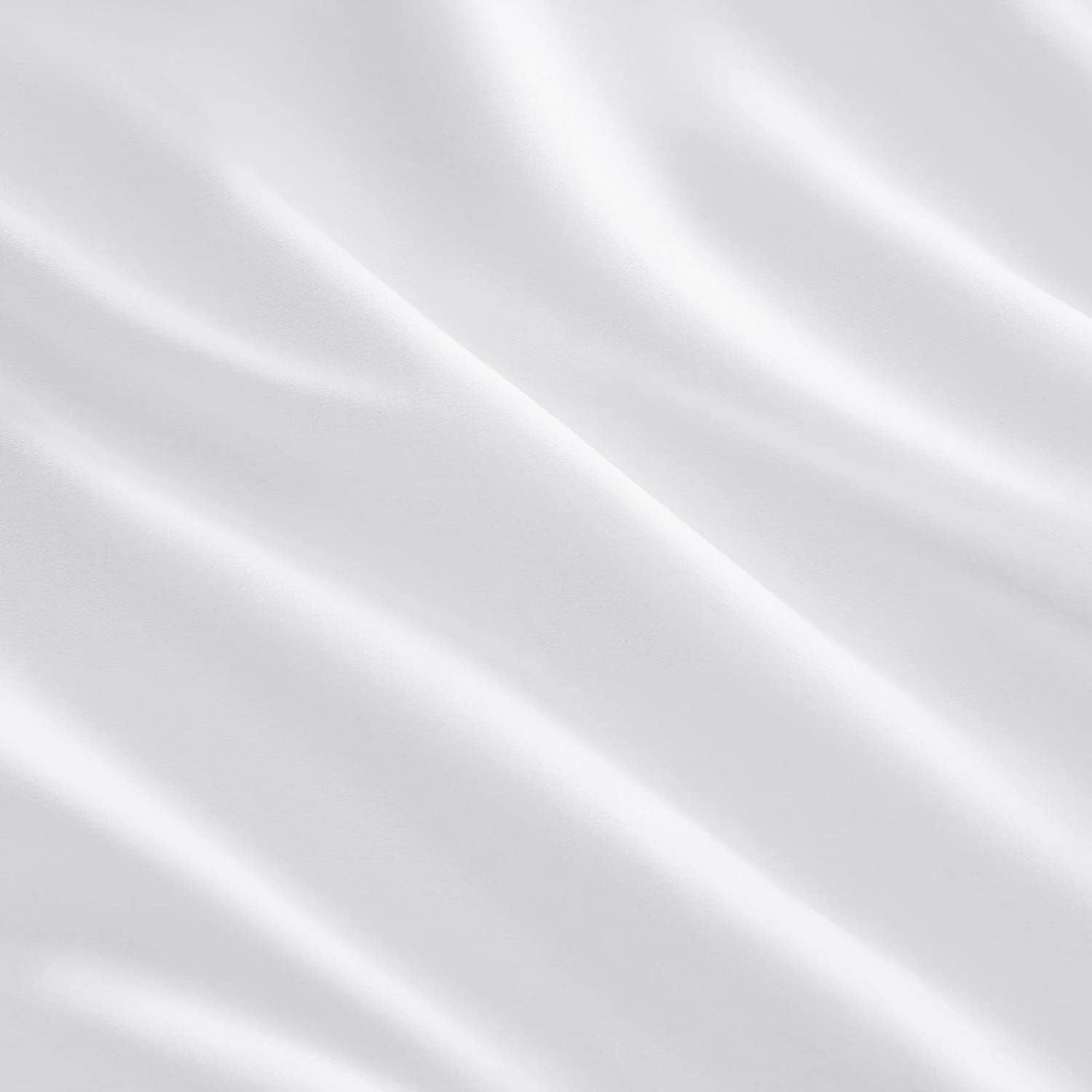 Detalle 2 de Yorkshire Bedding Single Bed Flat Sheet in 100% Egyptian Cotton (200 Thread Count) – White – 175 cm x 275 cm