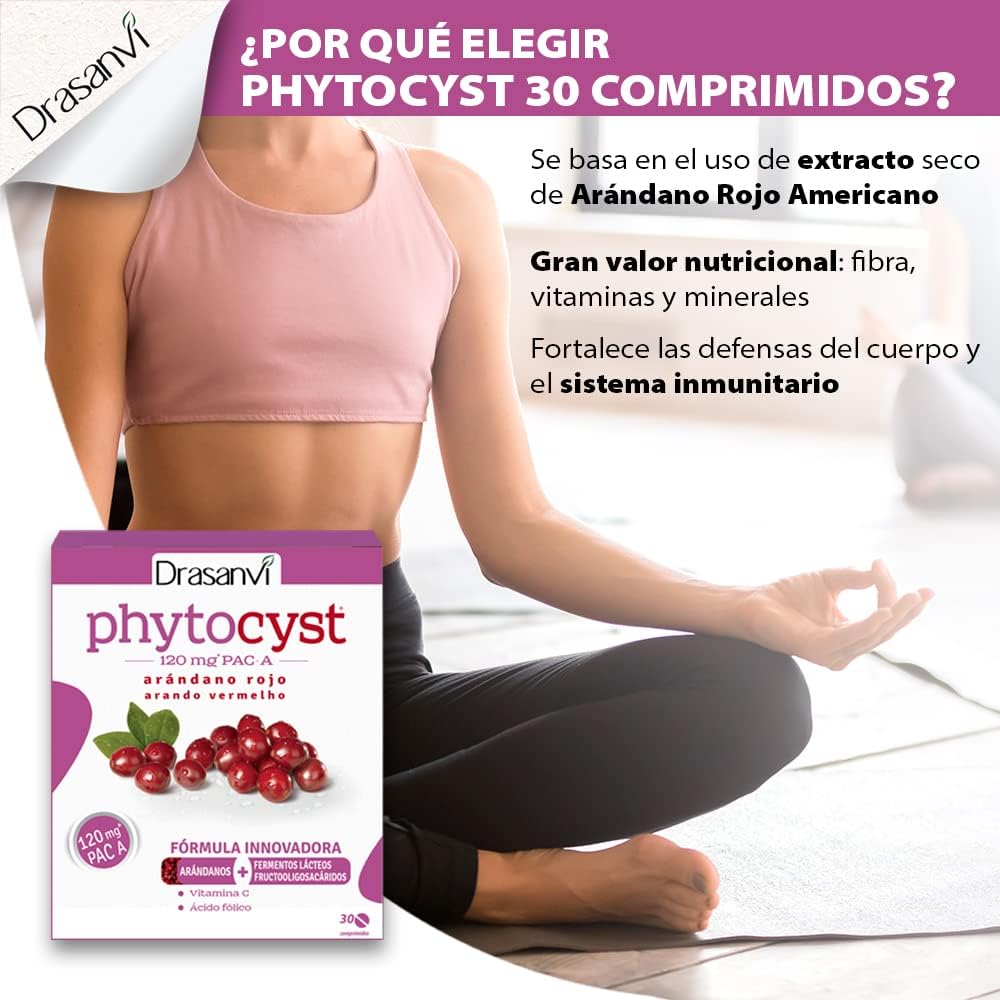 Detalle de Drasanvi PHYTOCYST 120 mg PAC-A 30 comprimidos