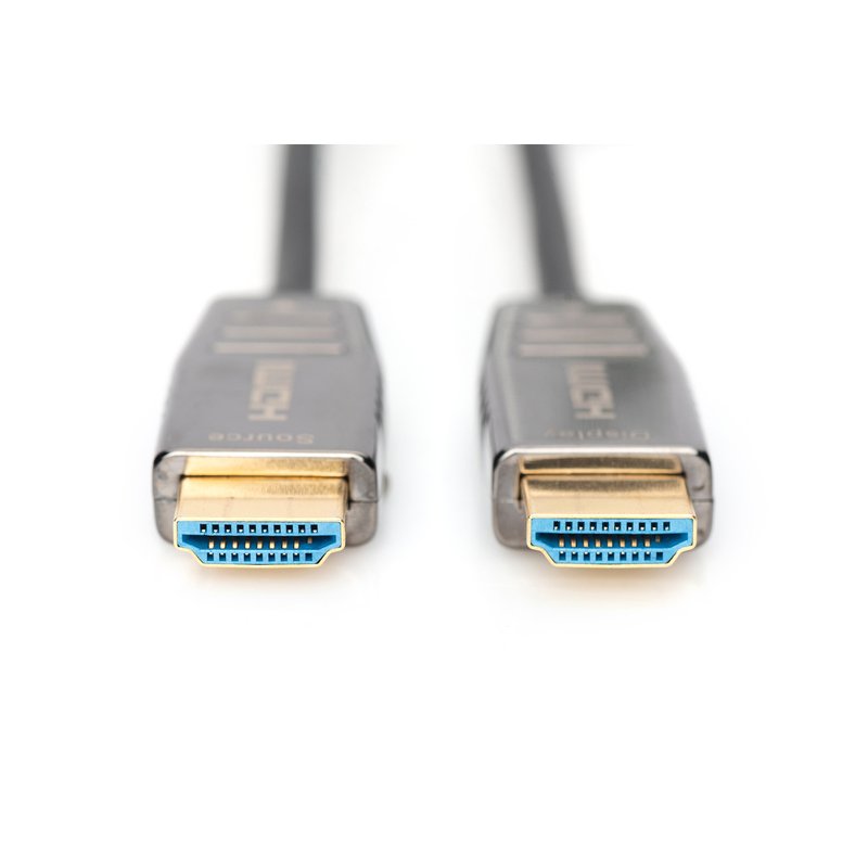 Detalle 2 de Digitus Cable de Fibra Óptica HDMI UHD 8K Macho/Macho 30m Negro