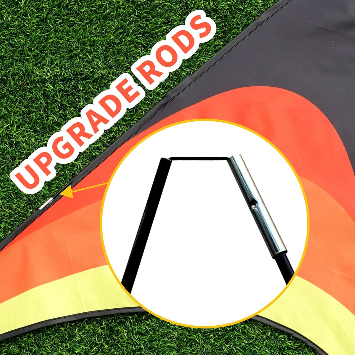 Detalle de Large Single Line Beach Kite for Adults: Easy-To-Fly Fun for All Ages