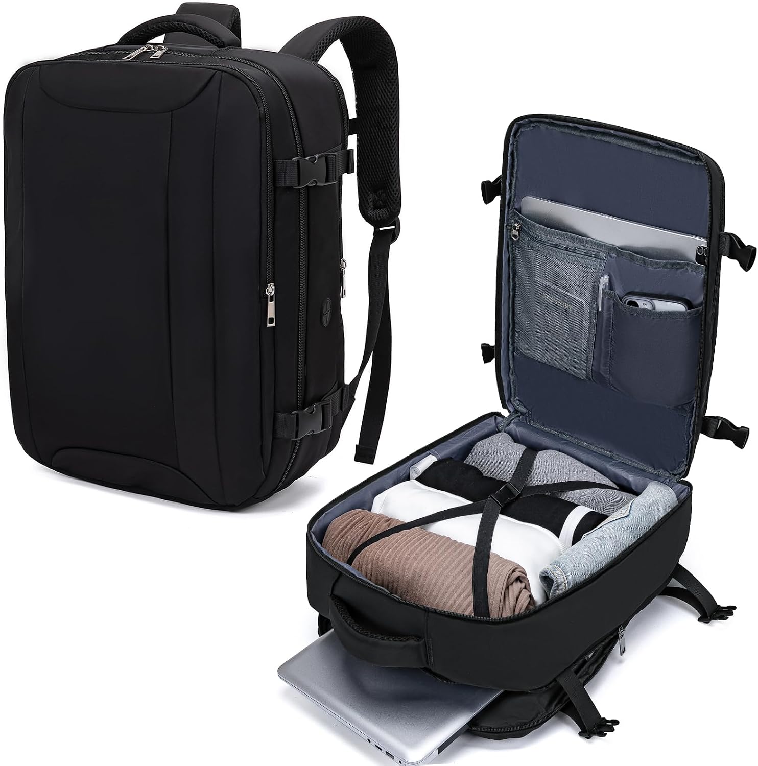 Detalle de Hayayu for Easyjet Cabin Bag 45x36x20 carry-on backpack