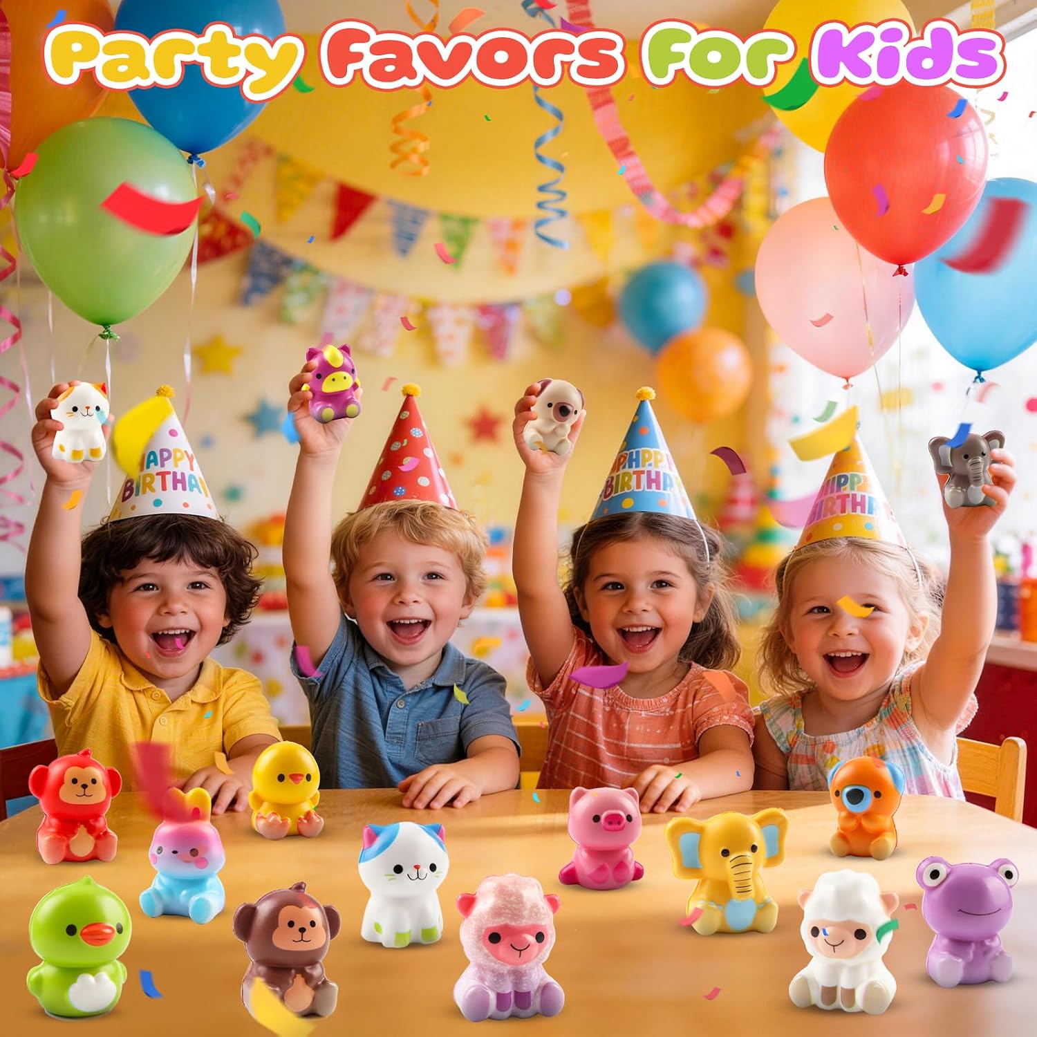 Thumbnail 3 de KissFuture Animal Squishy Toys 24-Pack