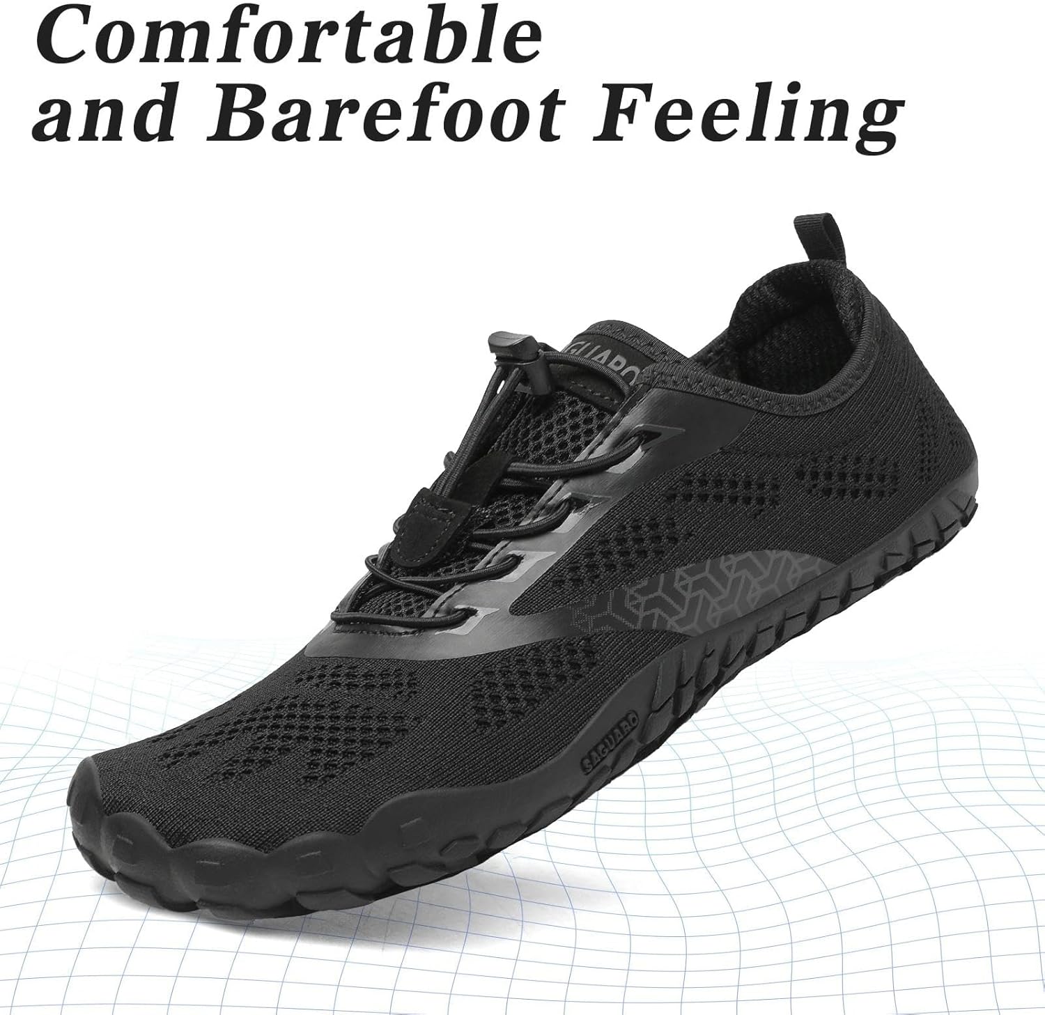 Thumbnail 2 de SAGUARO Scarpe Barefoot Minimaliste unisex per outdoor e indoor, con lacci elastici e suola zero drop