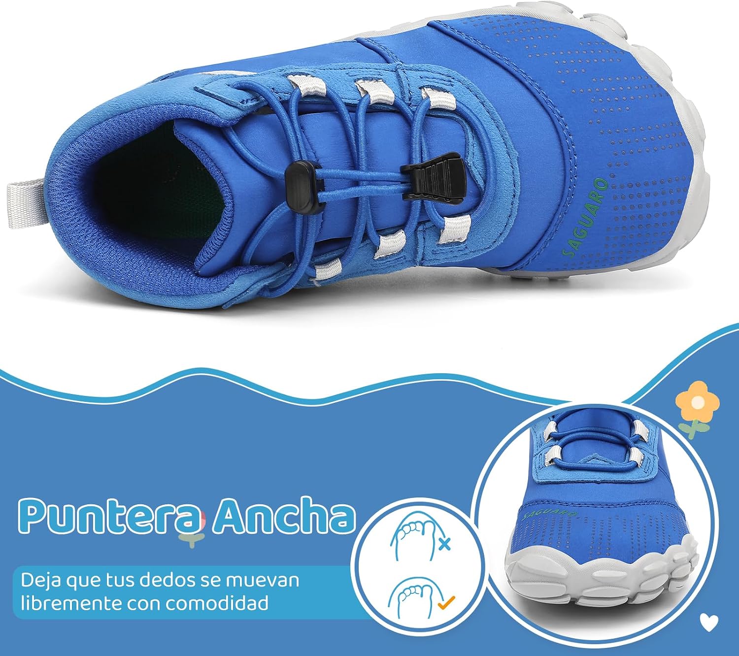 Detalle 1 de SAGUARO Barefoot Zapatillas de Trail Niños