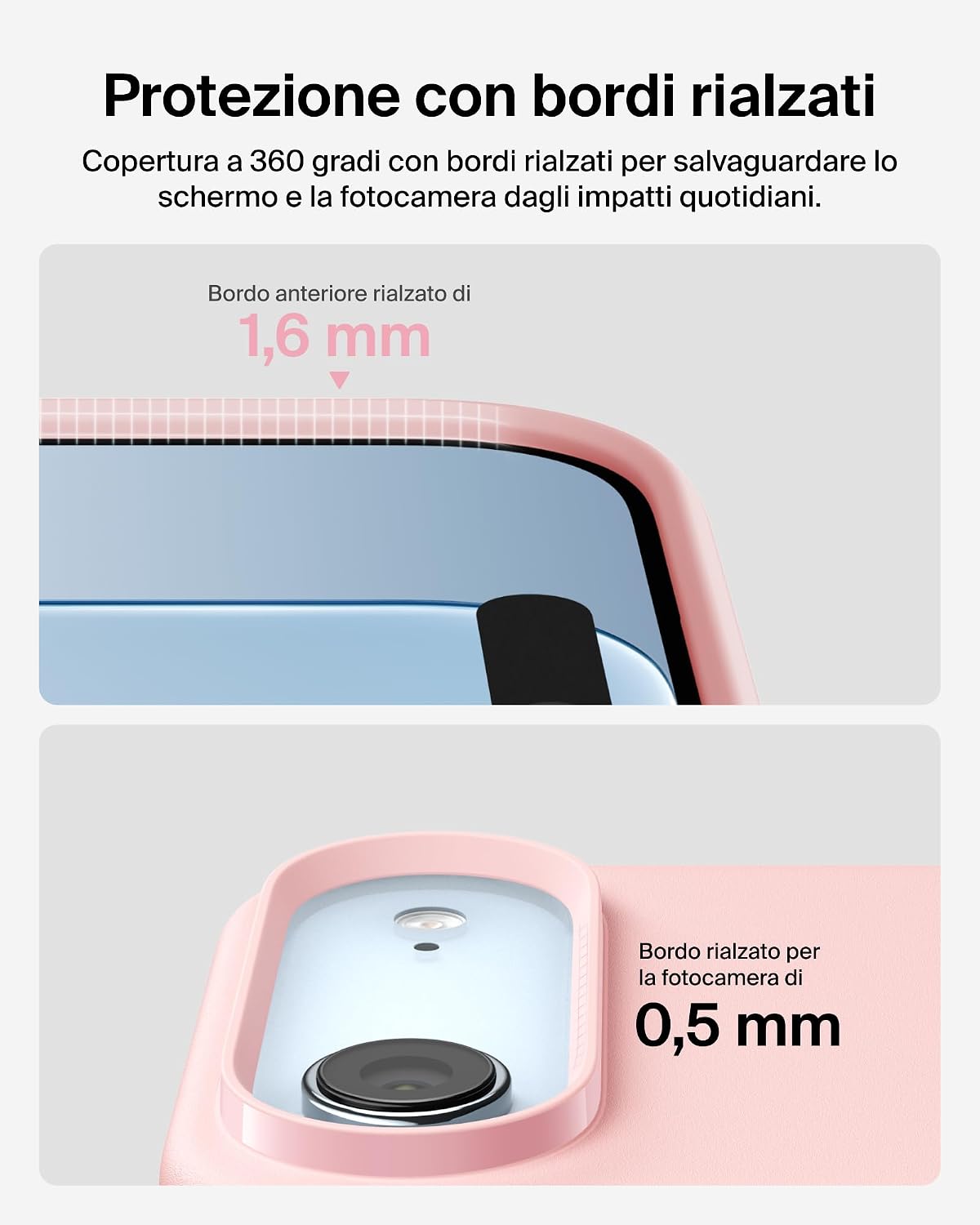 Thumbnail 5 de Belkin SheerForce Protect Cover iPhone Air rosa