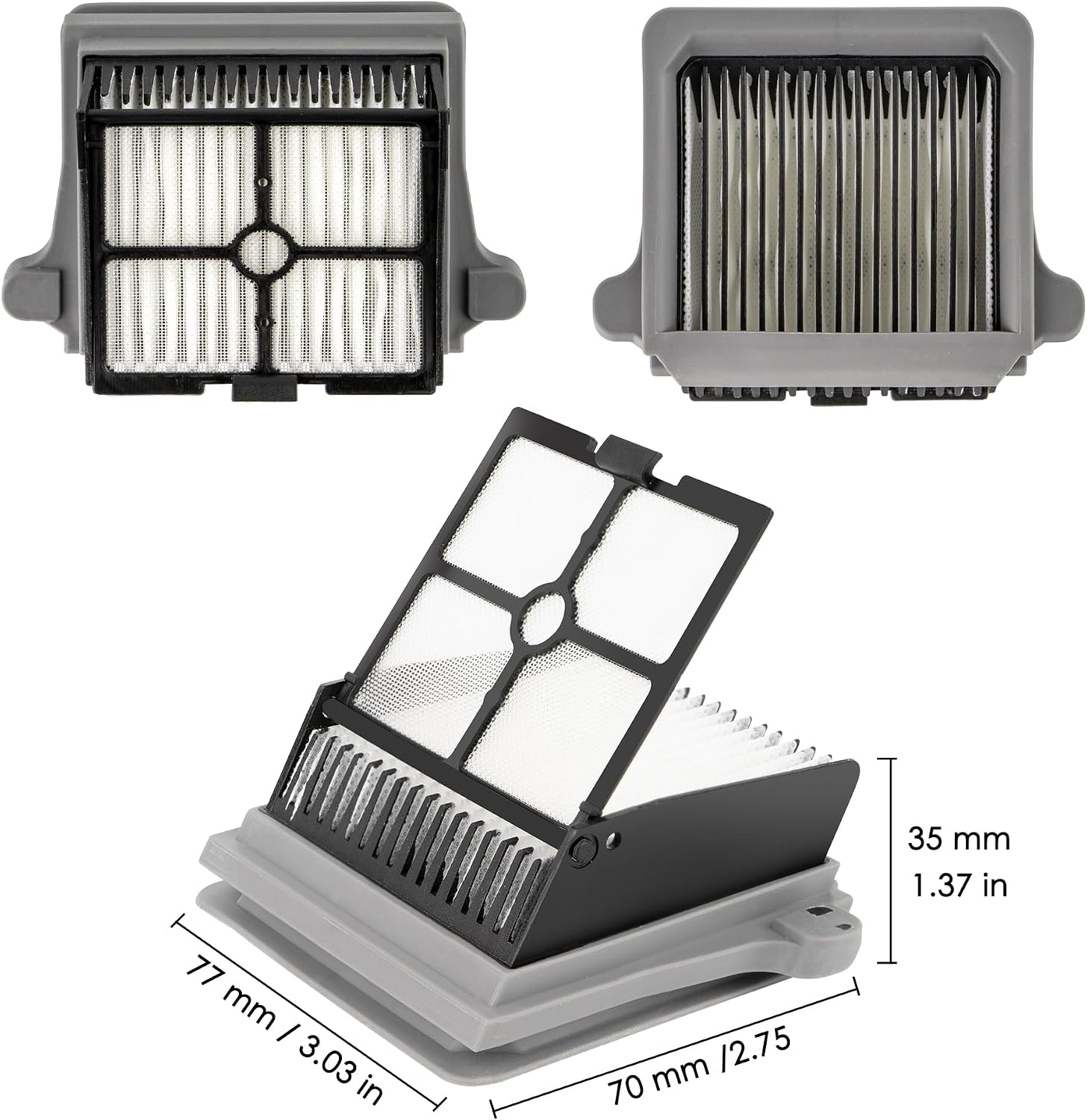 Thumbnail 6 de FILTERIST HEPA-filters voor Tineco Floor ONE S7 PRO en ONE S6, 6 stuks