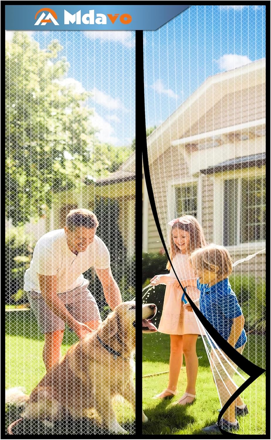 Thumbnail 6 de Mdavo Magnetic Screen Door, 38 x 82 Inch