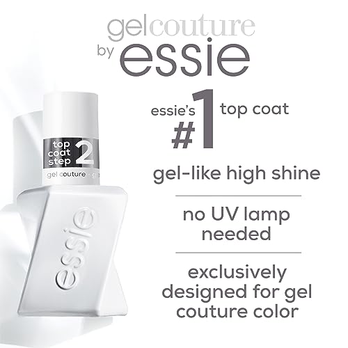 Thumbnail 3 de Essie Gel Couture Clear Top Coat Nail Polish
