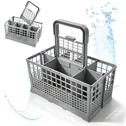 Griwuut Dishwasher Cutlery Basket with Removable Handle — Universal Replacement Accessory