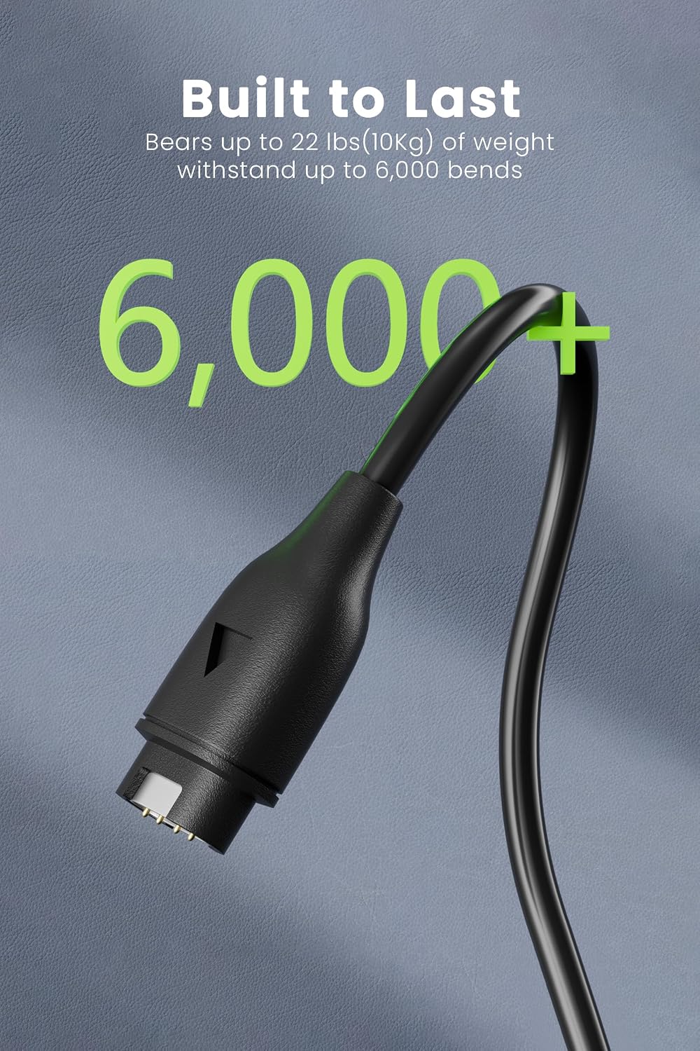 Thumbnail 4 de Yaekea USB Charging Cable for Garmin Watches (1m) – Compatible with Instinct, Fenix, Forerunner, Venu, Vivoactive and More