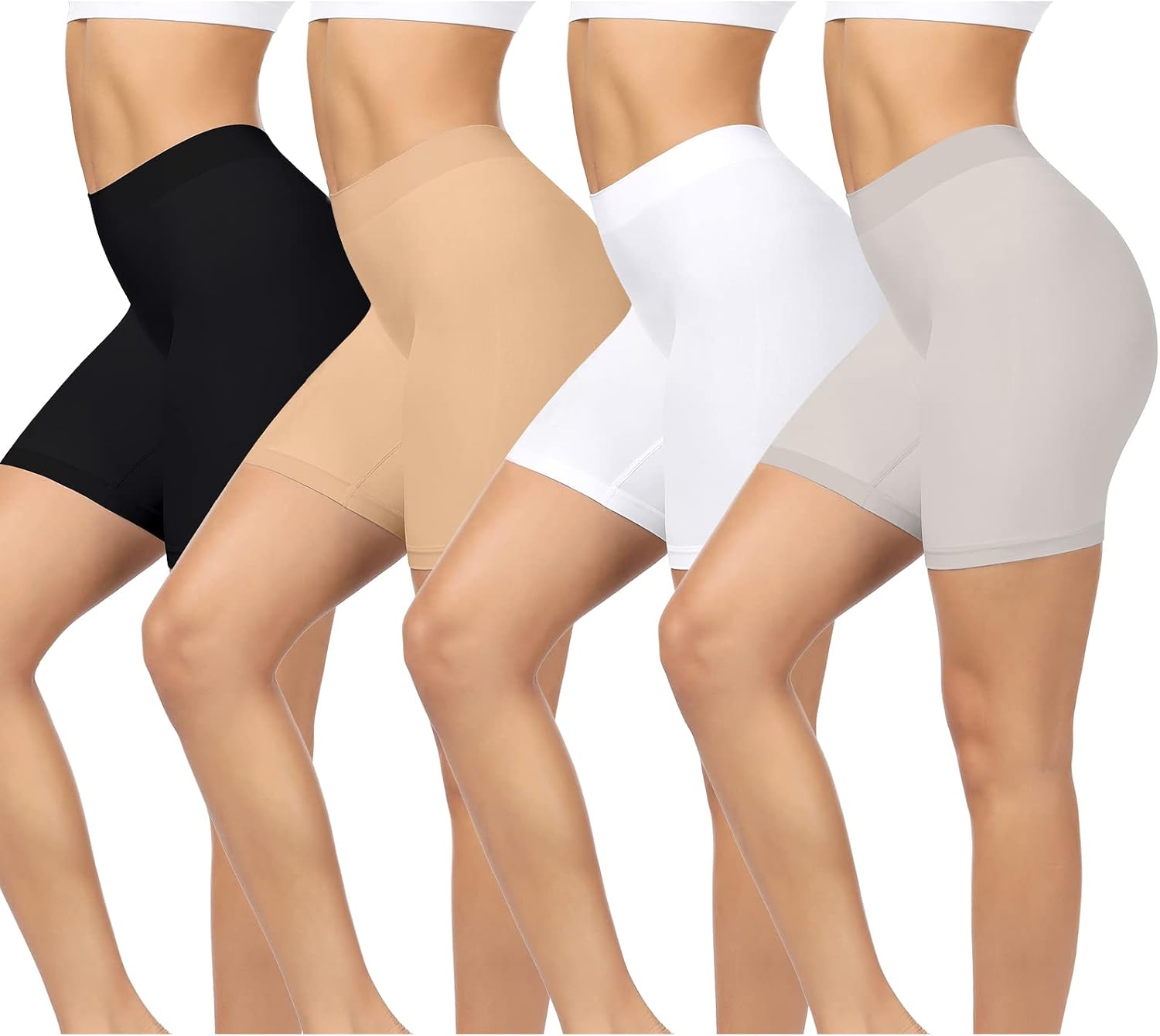 Detalle de BESTENA Women's Slip Shorts, Polyamide Blend