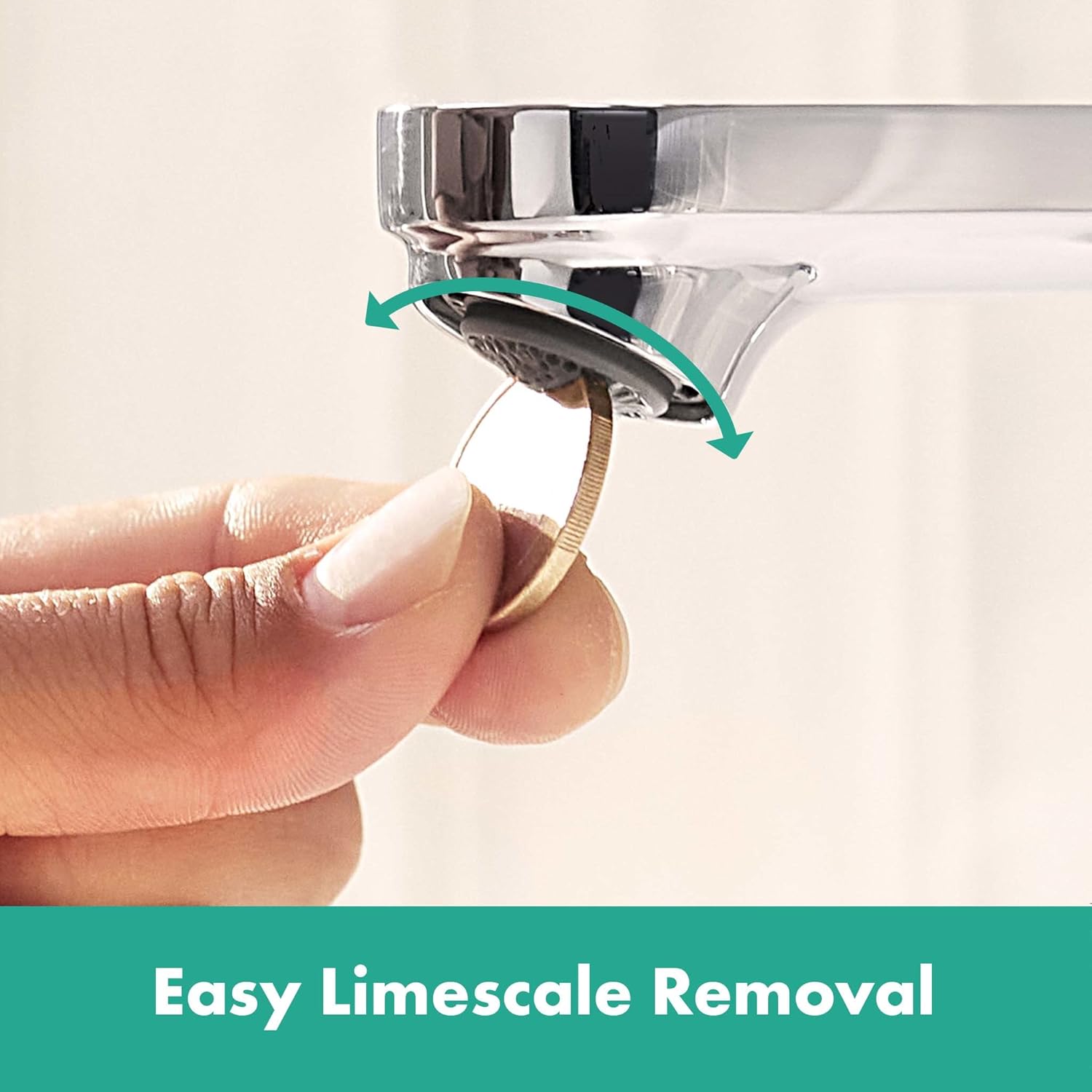 Thumbnail 2 de Hansgrohe Rebris S – Mitigeur de lavabo sans tirette ni vidage, économie d'énergie et d'eau, hauteur sous bec 109 mm