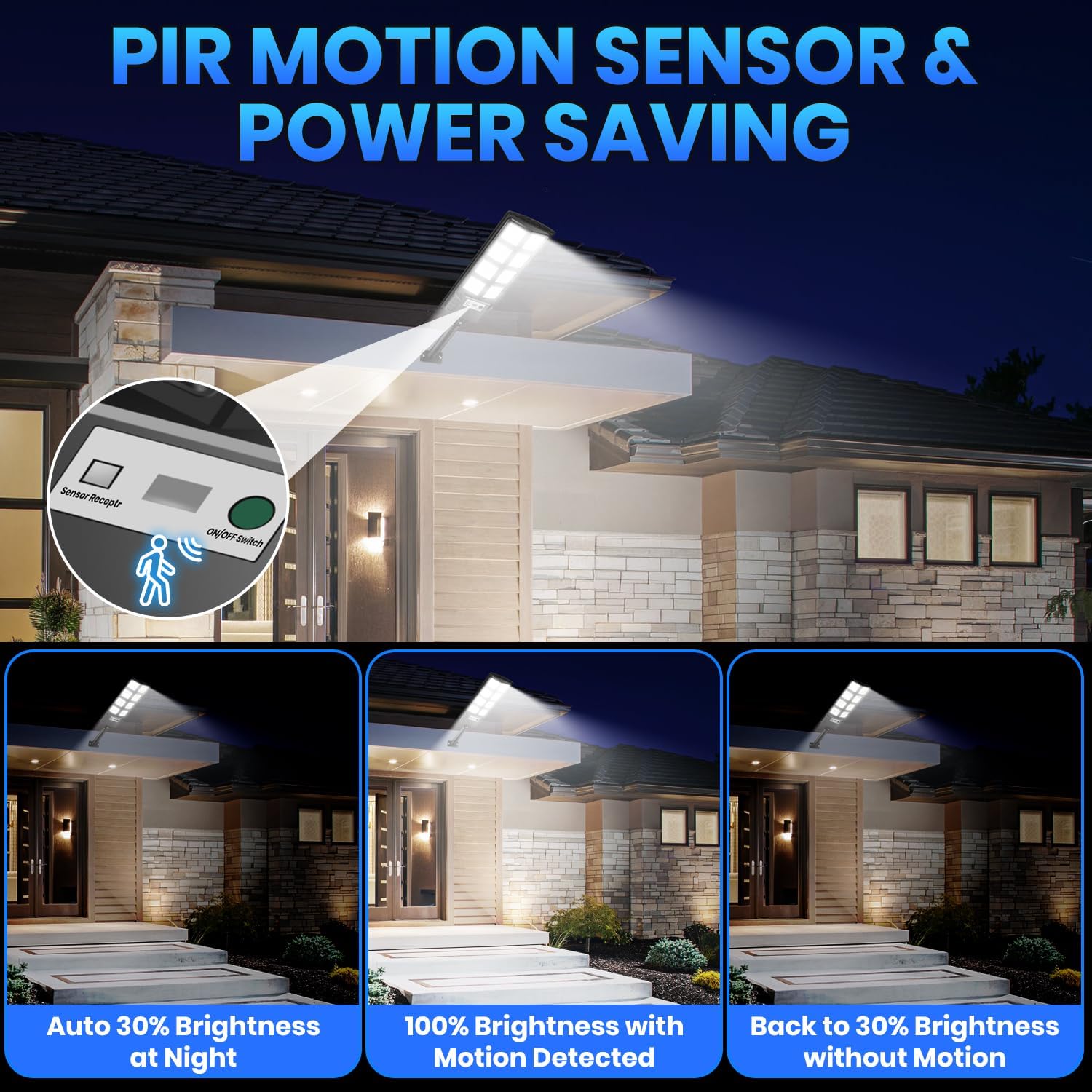 Thumbnail 3 de VOPHICHO Farolas Solares Exterior 🌞 2 Pack, IP66, Sensor
