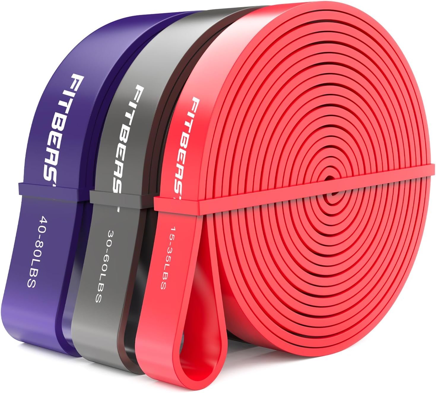 Detalle de FitBeast Pull Up Bands Set 5 resistance levels ๐