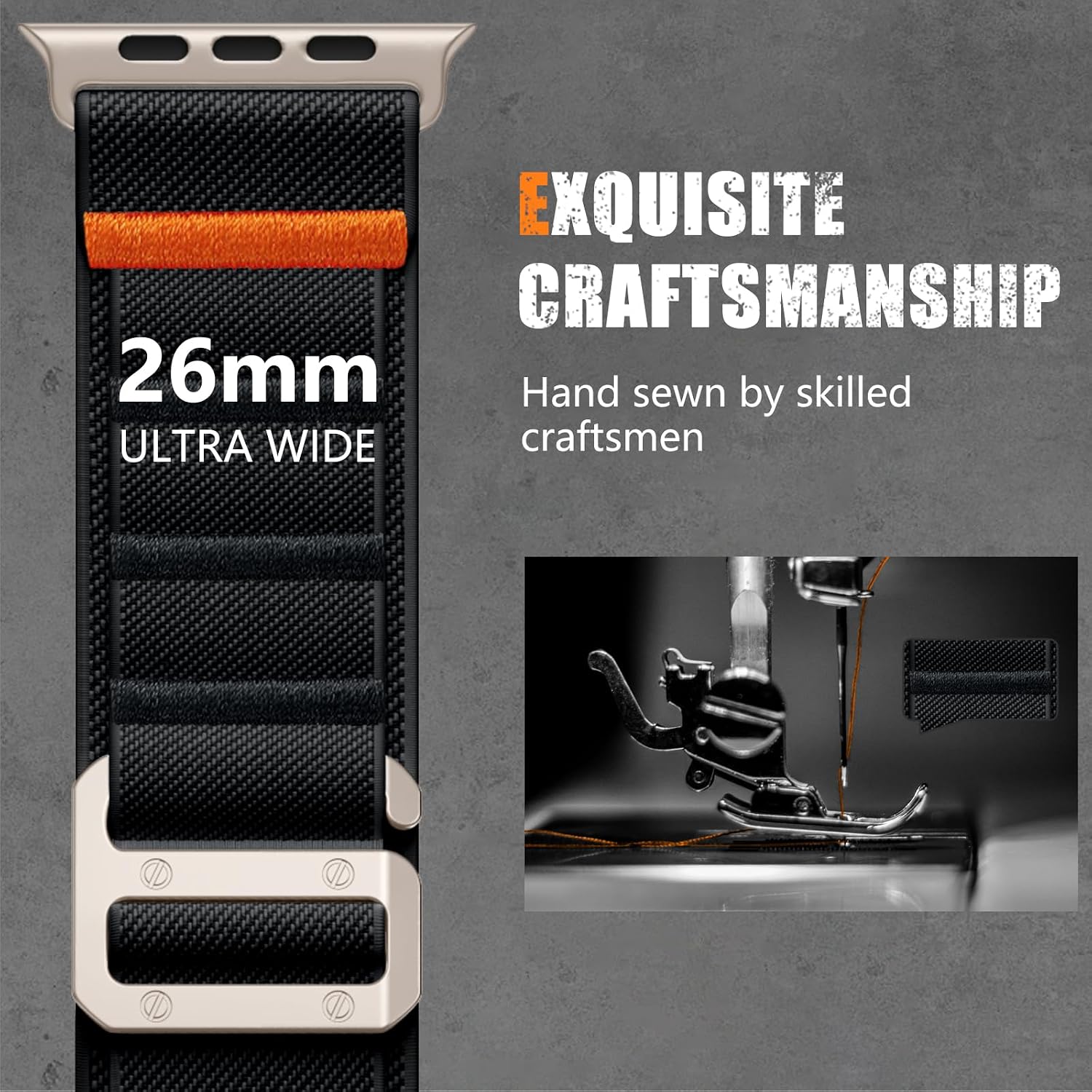 Thumbnail 3 de Bandletic Nylon Strap for Apple Watch Ultra 49mm