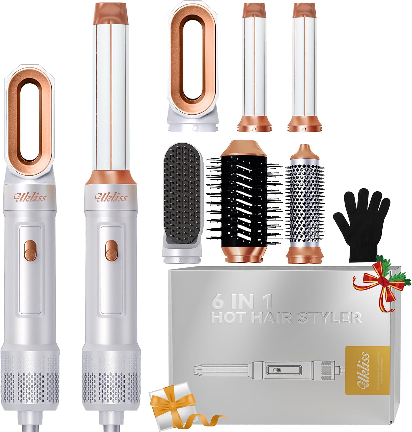 Detalle de UKLISS Airstyler 6 in 1 Haarstyler 256 g?