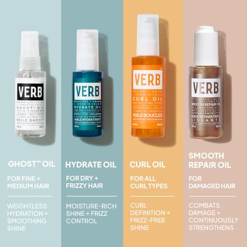 Thumbnail 9 de VERB Ghost Weightless Fine Hair Oil, 2 oz — For Styling and Heat Protection
