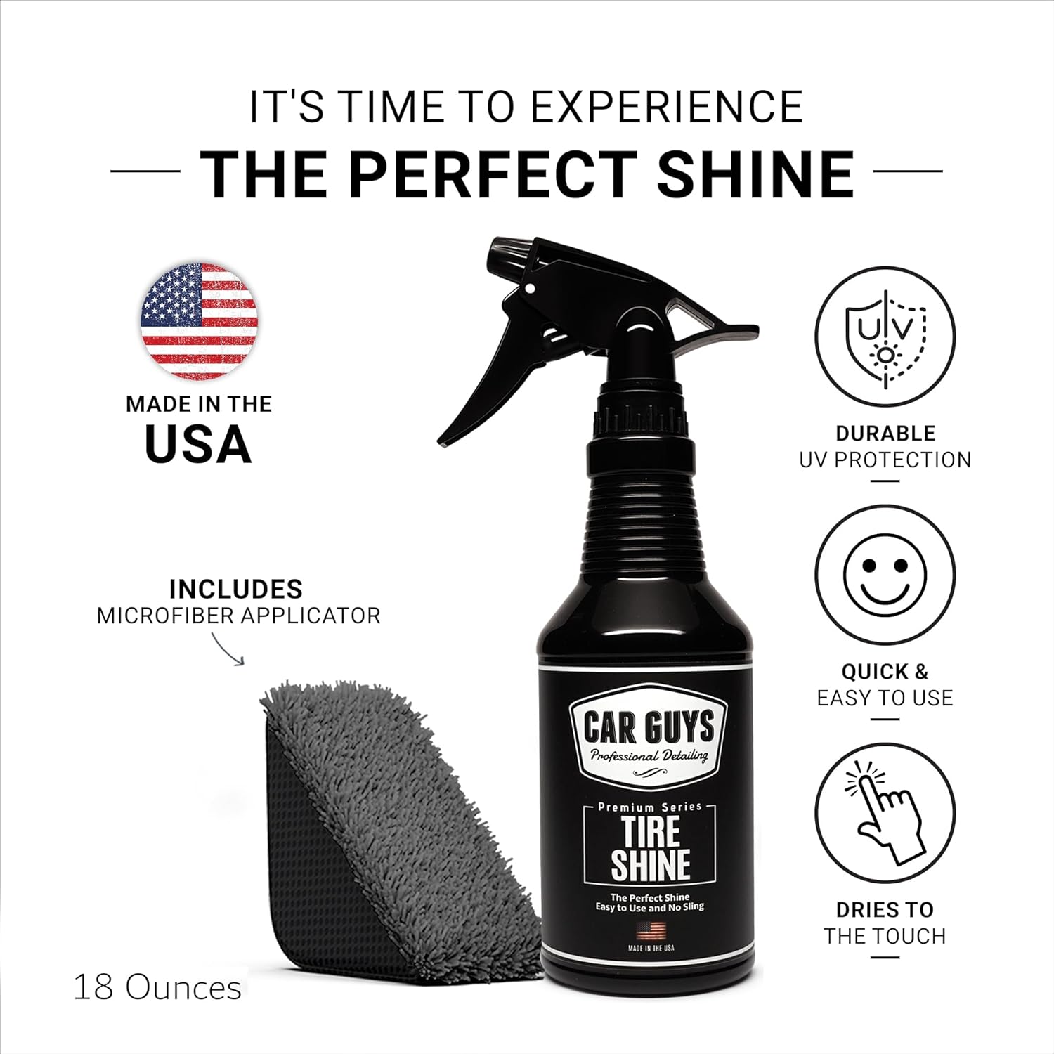 Detalle de CAR GUYS Tire Shine Spray 18 Oz