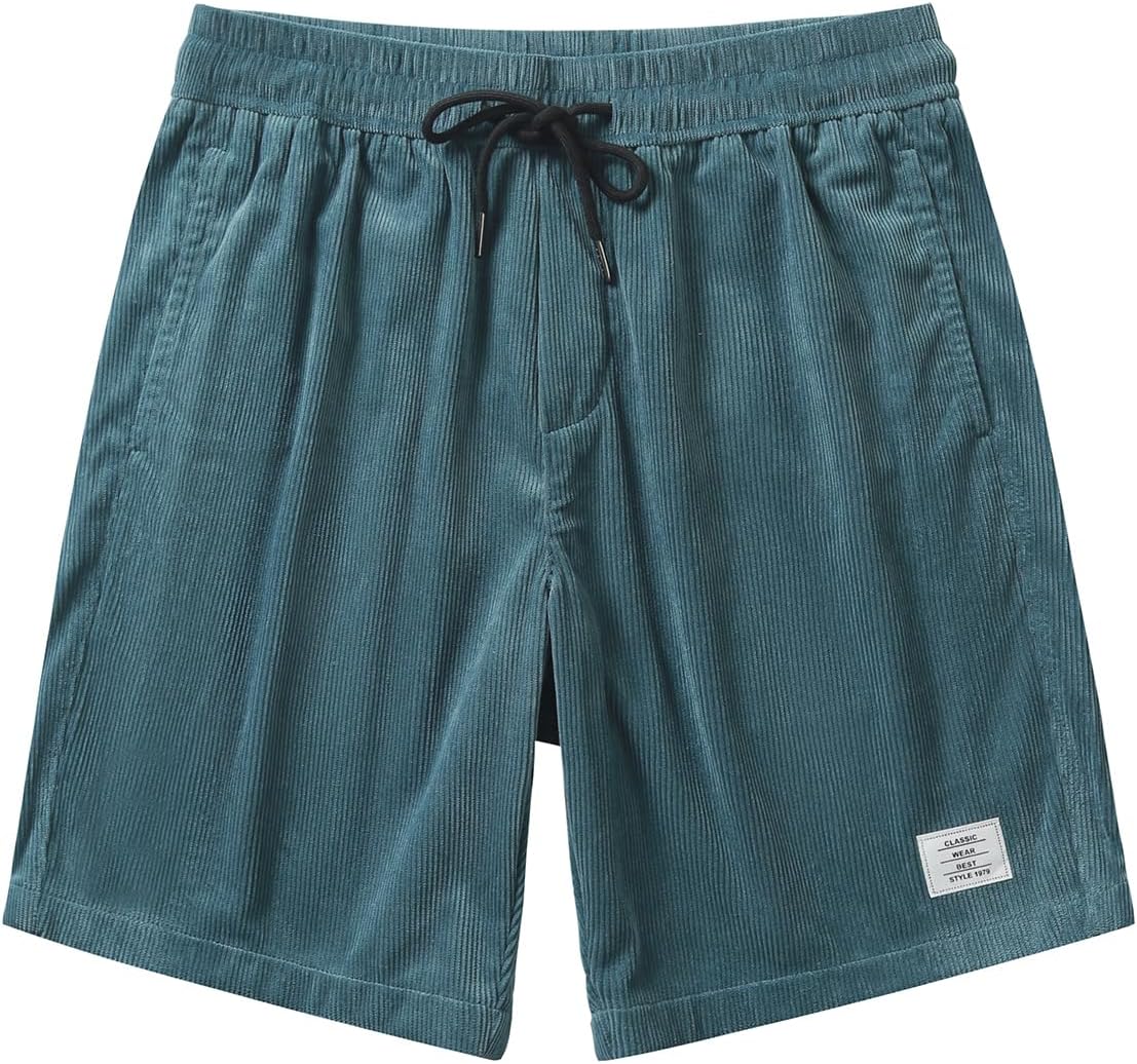 Thumbnail 2 de JMIERR Corduroy Shorts Herren – Sommerfreizeit mit elastischer Taille und Taschen