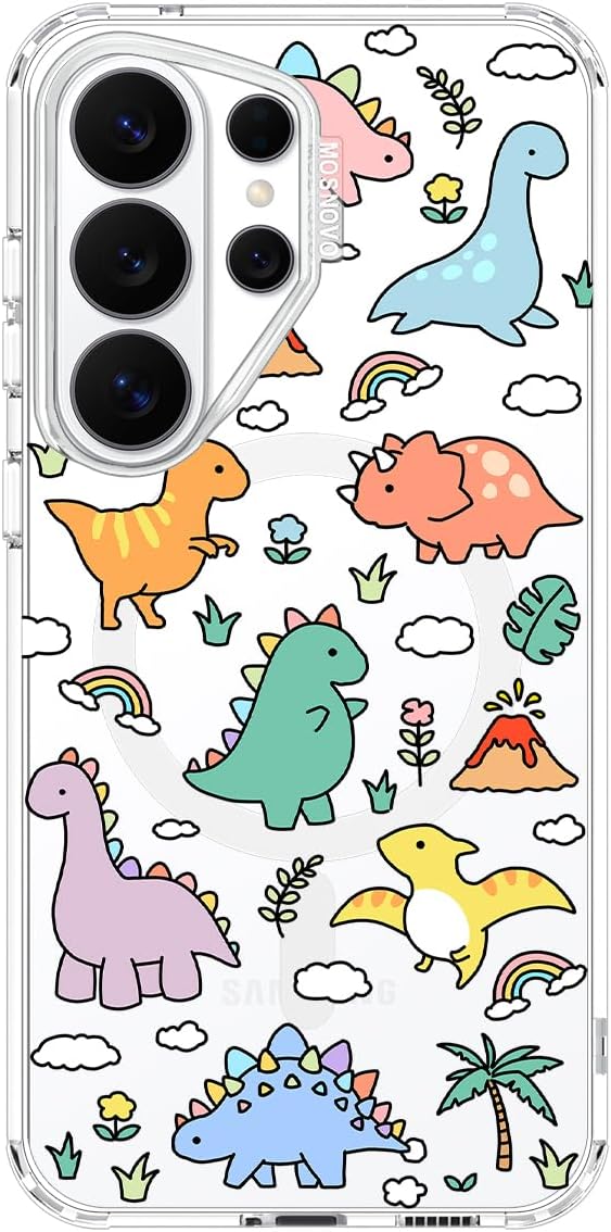 Detalle de MOSNOVO Galaxy S26 Ultra Clear Case with MagSafe | Buffertech Dual-Layer Shockproof Protection