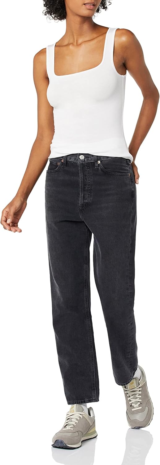 Thumbnail 3 de Amazon Essentials Damen Slim Tanktop mit quadratischem Ausschnitt aus Baumwoll-Modal-Mix