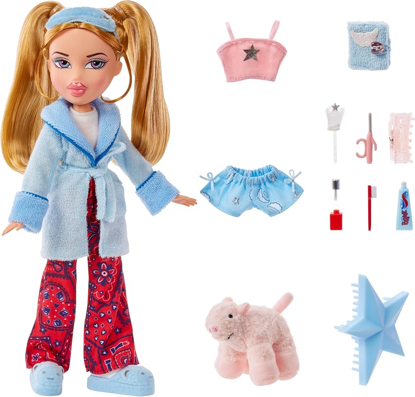 Thumbnail 1 de Bratz Cloe muñeca Slumber Party 1 unidad 🐷