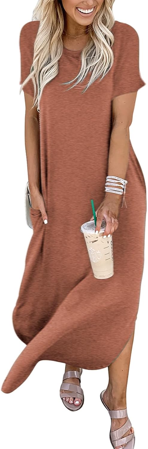 Thumbnail 4 de ANRABESS Maxi Dress Short Sleeve