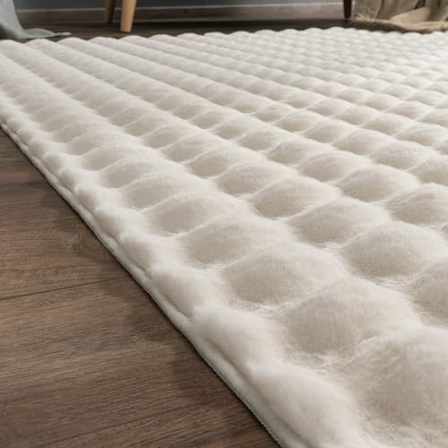 Detalle 2 de Paco Home Tapis de salon crème 120x160 cm ⚙