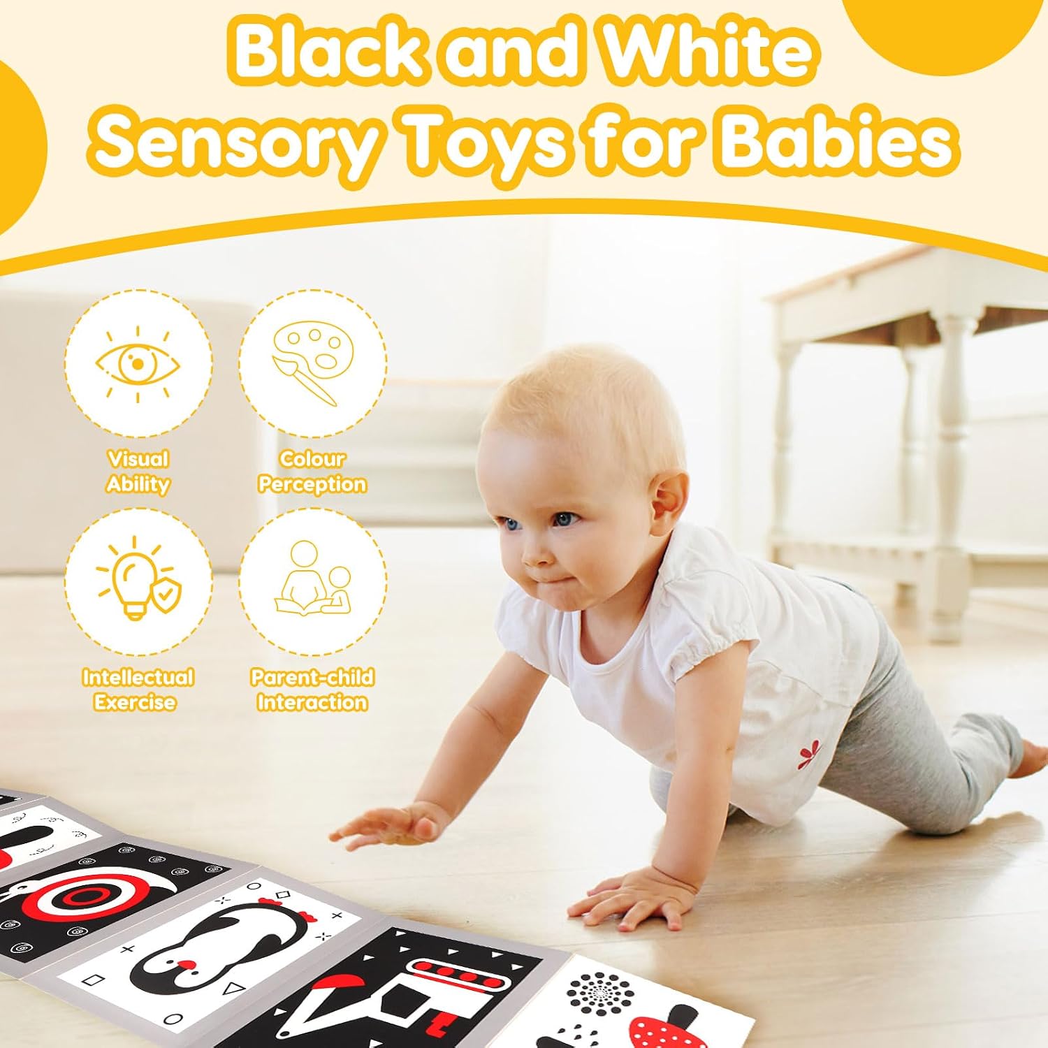 Thumbnail 5 de Lypsochaat Black and White Sensory Toy 11‑pattern