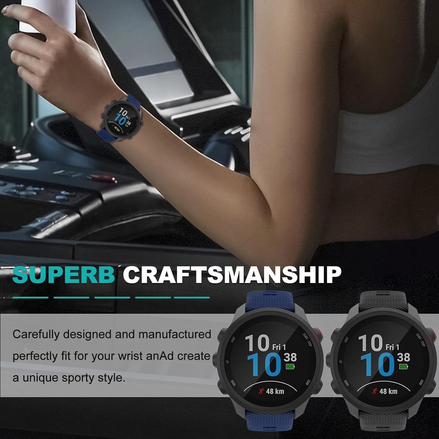 Thumbnail 6 de OVERSTEP 20mm Garmin Venu 2 Plus strap