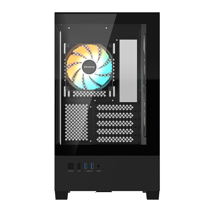 Detalle de Gigabyte C201 Panoramic Caja PC ATX cristal 3 ventiladores