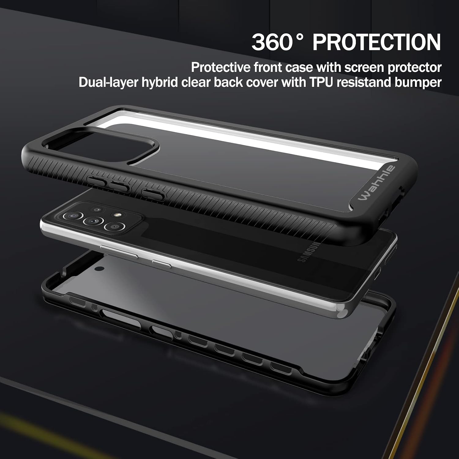 Thumbnail 2 de wahhle Galaxy A53 5G case 360° protection