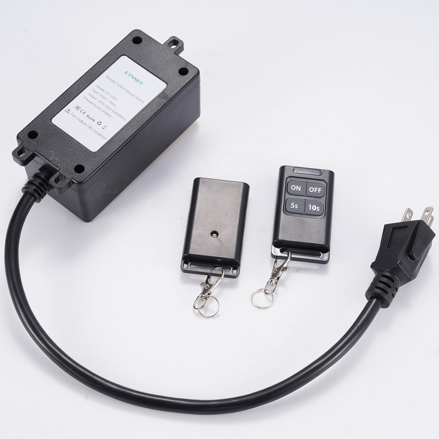 Thumbnail 5 de KTNNKG NEWKT-V201 Automatic Remote Vacuum Switch, 220V, 20A, 5s/10s Delay