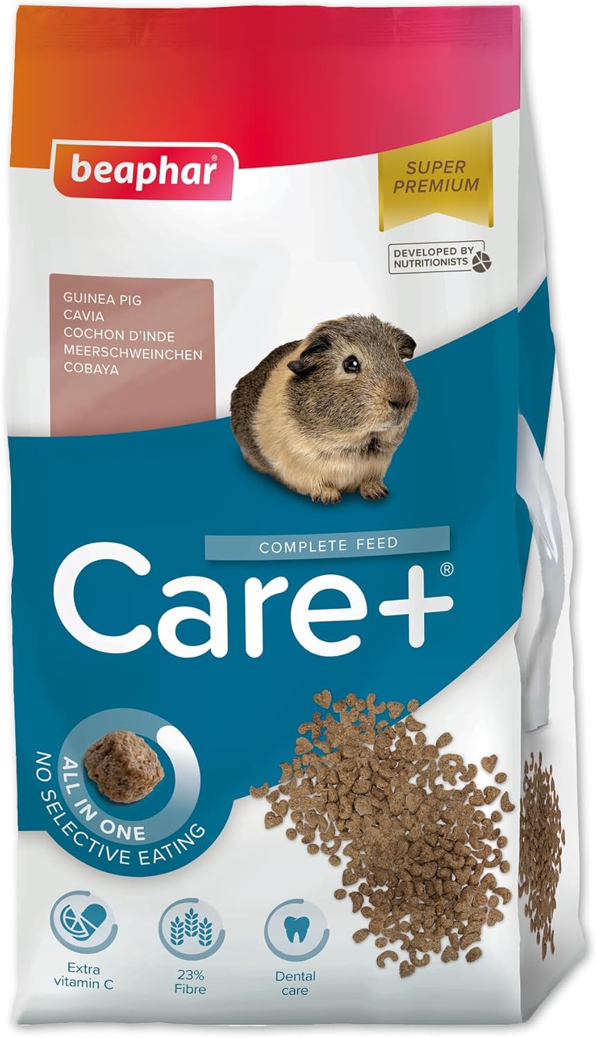 Beaphar Care+ Meerschweinchen, 5kg – Futter für gesunde Zähne und Vitamin-C-Unterstützung