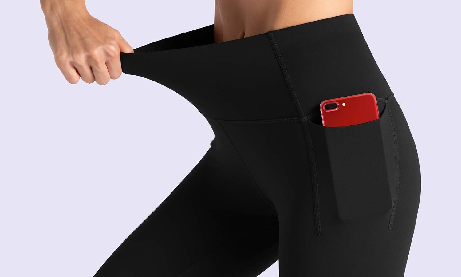 Detalle de THE GYM PEOPLE Tummy Control Leggings 🧘♀